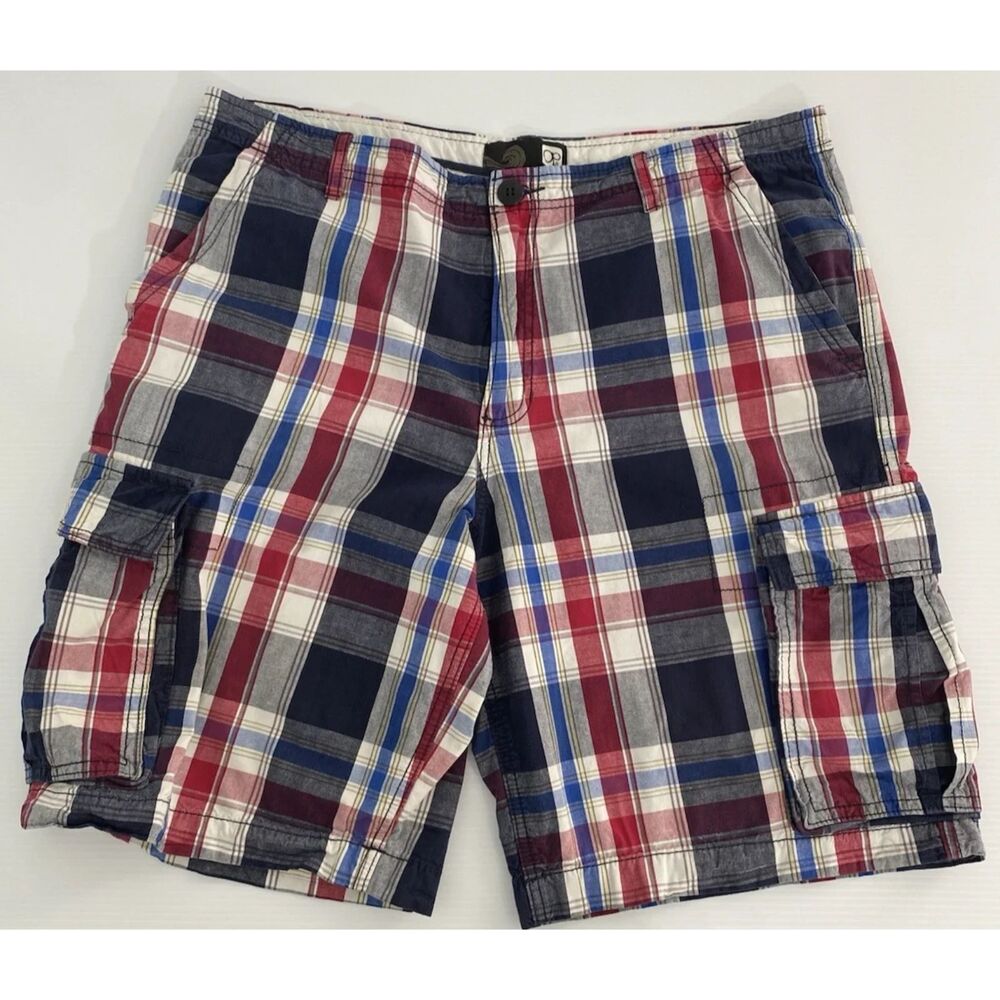 OP Cargo Short 100% Cotton Golf Preppy Men's Size 38 Y2K - Picture 2 of 9
